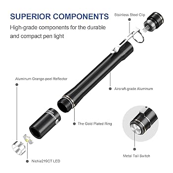 【新品未使用】LUMINUS PREP PRO Rechargeable Focusing Pen Light - 360 Lumen LED Flashlight